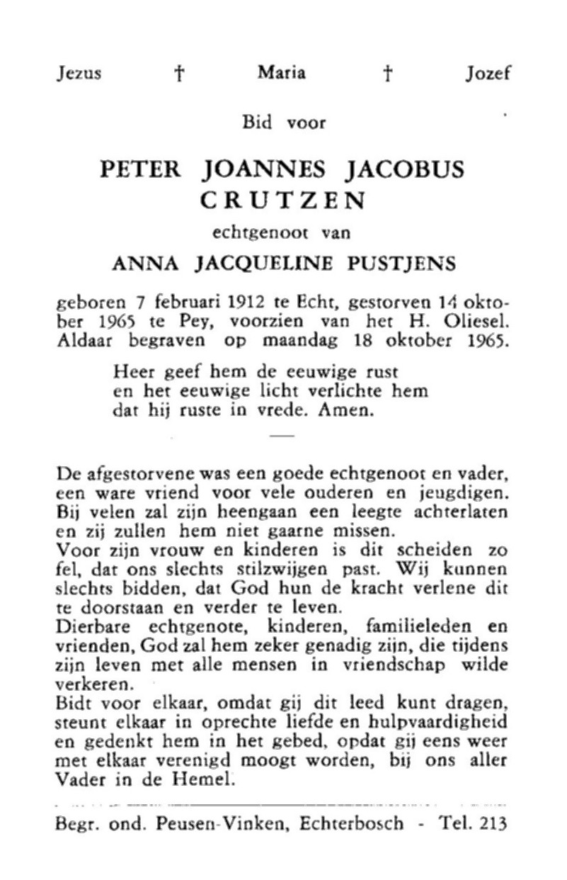 Crutzen Peter Joannes Jacobus